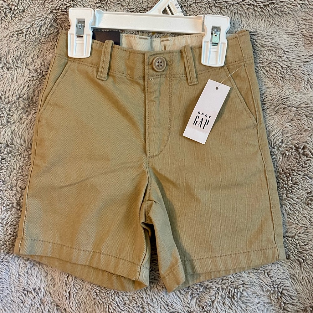 NWT Baby Gap Khaki Shorts